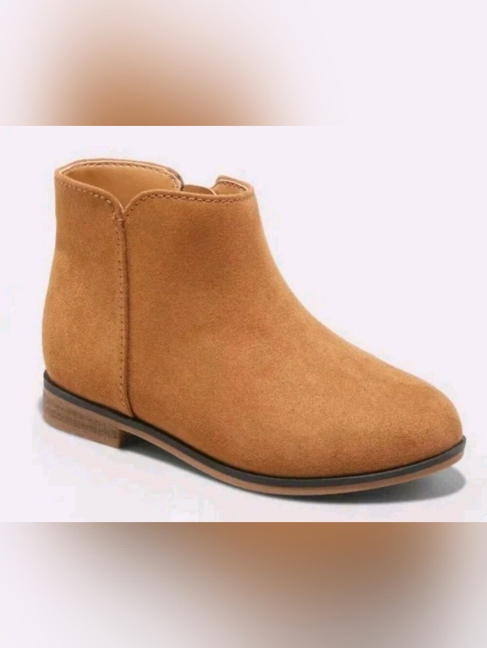 Cat & Jack Girls Booties - Brown Suede - Size 10 - Brand New
